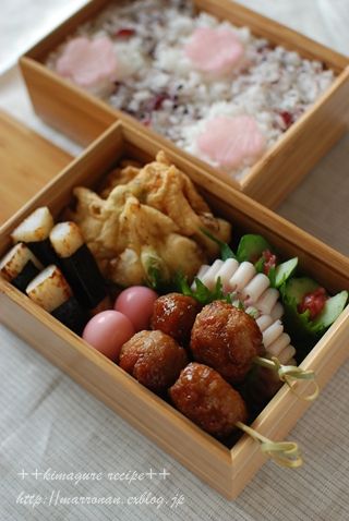 お花見風弁当 : ごはんの時間 ++annex++