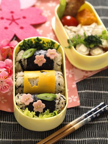 Cherry blossom viewing bento