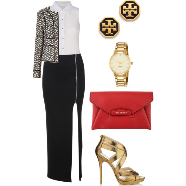 A fashion look from April 2014 featuring NOVA blouses, Diane Von Furstenberg jackets and Miss Selfridge skirts. Browse and shop related looks.