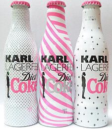 英国可口可乐卡尔·拉格菲尔德(karl lagerfeld)铝瓶（非法国版）
