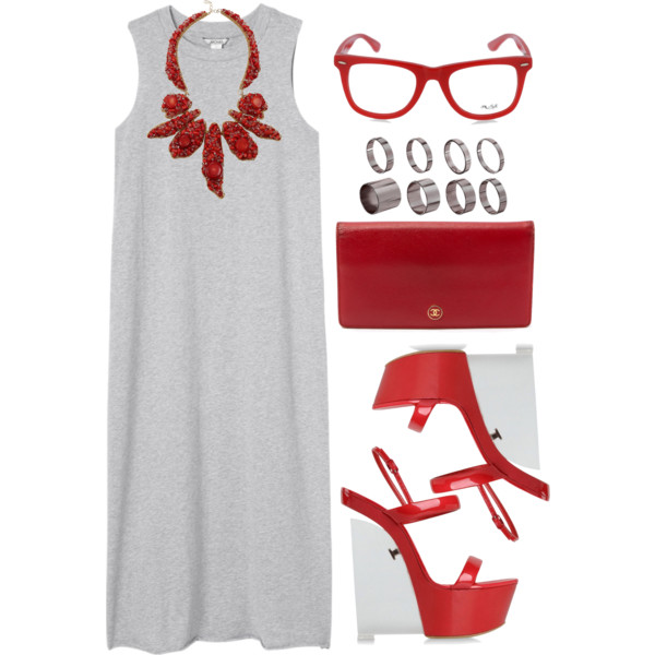 A fashion look from July 2013 featuring Monki dresses, Casadei sandals and ASOS rings. Browse and shop related looks.