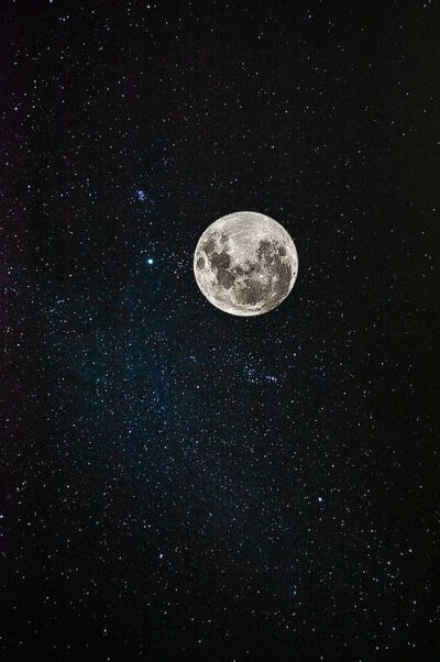 We see it all the time, but I can never get over how beautiful the moon is set in a sky of twinkling stars.