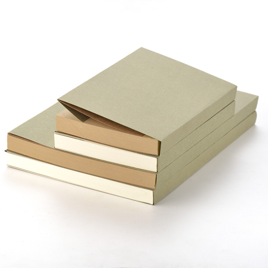 KP 线草绿草香纸封面速写本子 空白手绘本素描本笔记本记事本