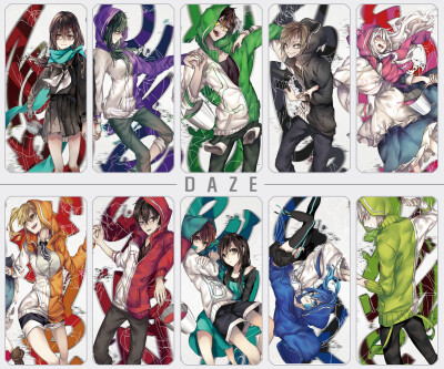 目隐都市的演绎者Fanart, Pixiv, Enomoto Takane, Fanart From Pixiv, Kagerou Project, Amamiya Hibiya, Kido Tsubomi, Asahina Hiyori, Kisaragi Momo, Kokonose Haruka, Kano Shuuya, Kisaragi Shintaro, Seto Ko…