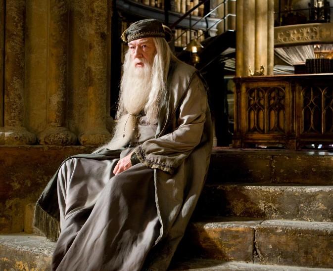 阿不思·珀西瓦尔·伍尔弗里克·布赖恩·邓布利多（Albus Percival Wulfric Brian Dumbledore）,扮演者：迈克尔·甘本