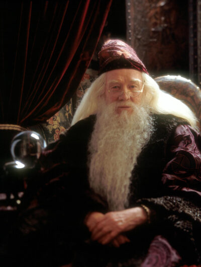 阿不思·珀西瓦尔·伍尔弗里克·布赖恩·邓布利多（Albus Percival Wulfric Brian Dumbledore）,扮演者：理查德·哈里斯
