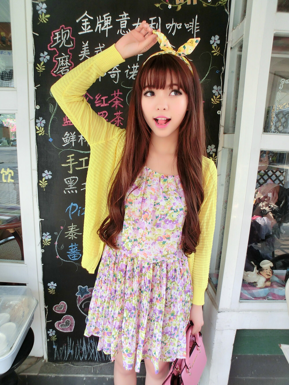 sixlady 韩版长袖宽松店主百搭休闲薄款糖果色防晒空调衫外套