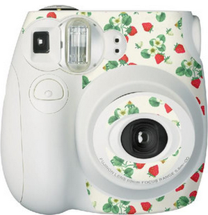 正品包邮 日本代购 富士instax mini7s立拍得 拍立得 白色草莓图