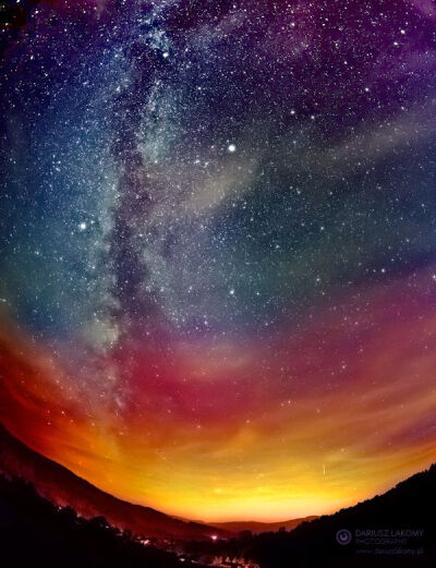 Colors of the night sky