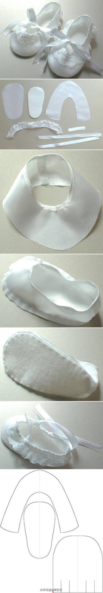 【9种婴儿鞋DIY】亲手做给宝贝的第一双鞋，满满的都是爱~转