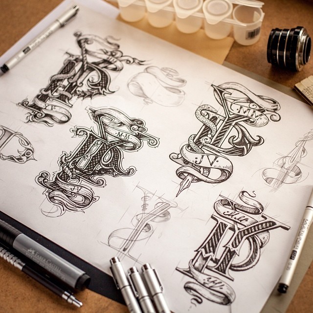 Lovely Sketch Collection on Instagram by Ink Ration