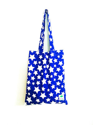 可里原创 独家设计 热卖星星图案手工环保袋购物袋包包