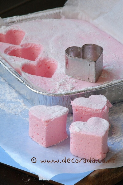 Homemade marshmallows.