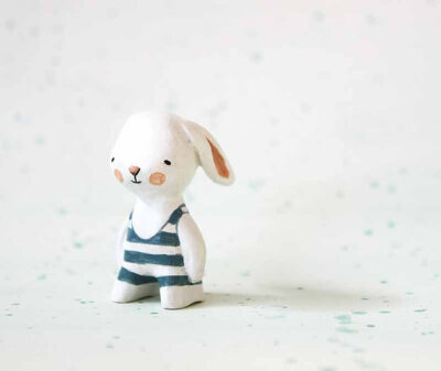 可爱的陶艺小玩偶 | Flor（美）