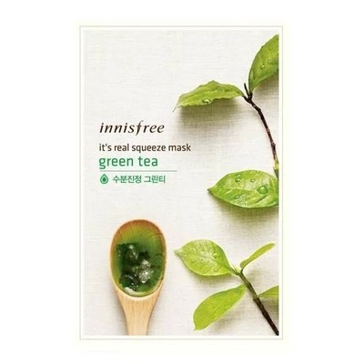 韩国正品innisfree悦诗风吟2014新款真液鲜榨面膜贴 绿茶