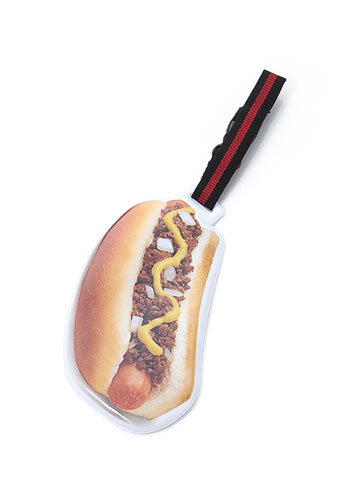 LUGGAGE TAG HOT DOG