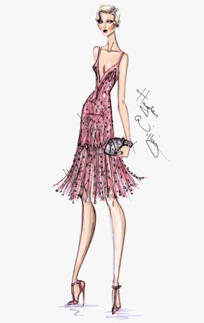 #Hayden Williams Fashion Illustrations #The Great Gatsby collection by Hayden Williams pt1 - GAH LOVE!!