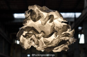 A Cloudlike Lamp You Can Reshape Yourself