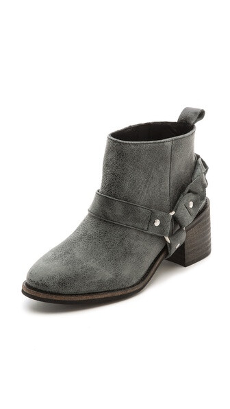 KG Kurt Geiger Sienna Braided Buckle Booties