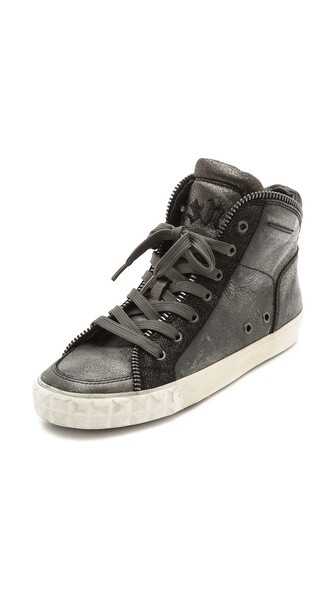 Ash Shake High Top Zipper Sneakers