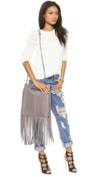 Ramy Brook Stevie Fringe Messenger Bag