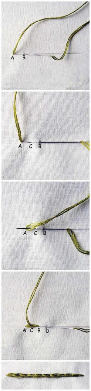 【刺绣针法大全】慢慢学！丨源如图印