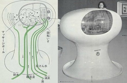 三洋超声波人体洗涤机，1970年大阪世博会荣耀发布。