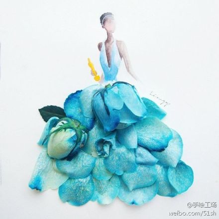 花卉裙子，感觉好仙，发现生活之美！ | Design by 马来西亚艺术家limzy