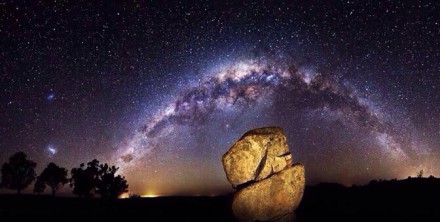 夜空中的银河，璀璨震撼的美！