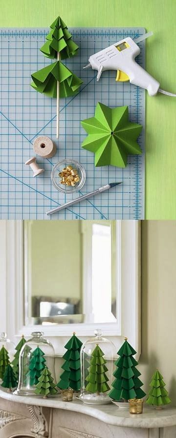 {DIY} paper trees