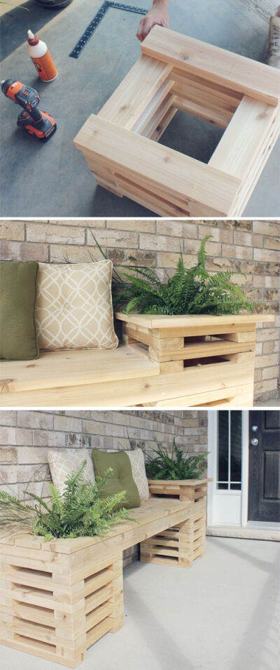 DIY Outdoor Bench