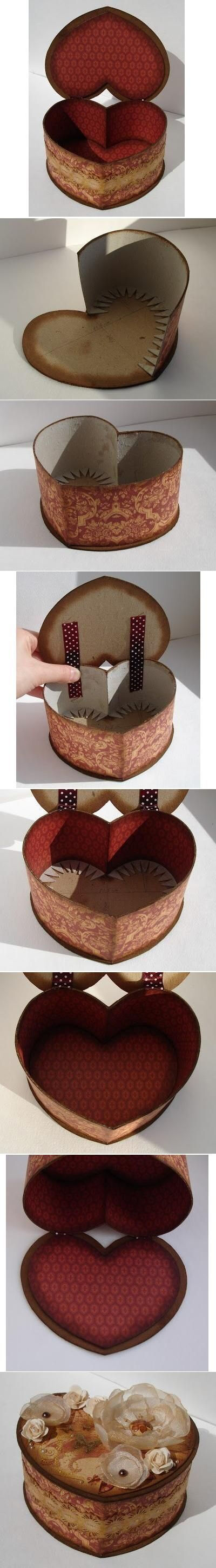 DIY-Heart Shaped Box