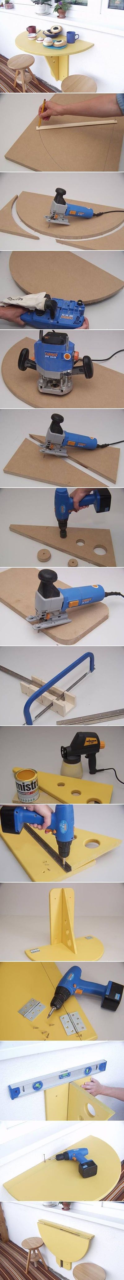 DIY Balcony Folding Table | DIY Crafts Tutorials