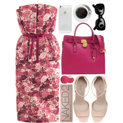 A fashion look from November 2013 featuring Giambattista Valli dresses, Zara sandals and Michael Kors tote bags. Browse and shop related looks.