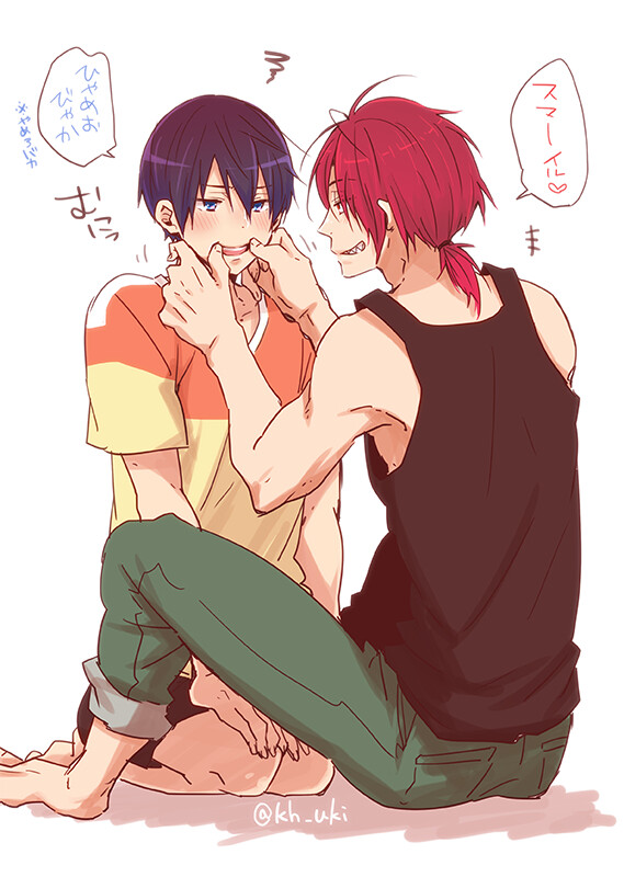 FREE! 凛遥 Hato Yu-ki, Matsuoka Rin, Nanase Haruka