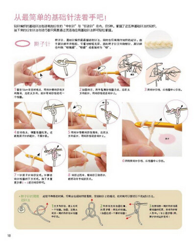 《钩针编织基础》准备完毕，开始动手吧！3