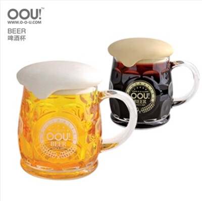  OOU泡沫杯 创意生啤造型 仿真泡泡啤酒杯 水杯 玻璃杯