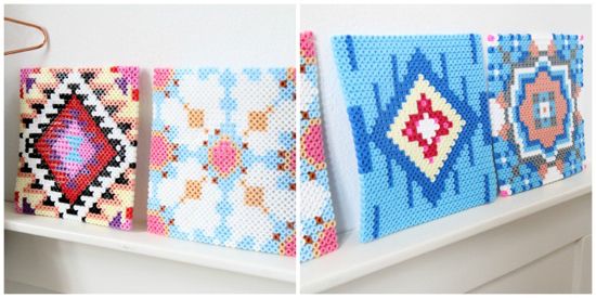 DIY Perler Bead Moroccan Tiles | Flair at Home