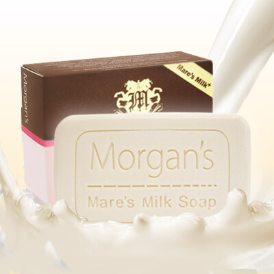 Morgans皇家精纯马奶皂80g 英国进口洁面手工皂 紧肤美白 包邮