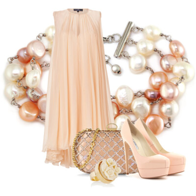 A fashion look from February 2013 featuring Salvatore Ferragamo dresses, Brian Atwood pumps and Sergio Rossi clutches. Browse and shop related looks.