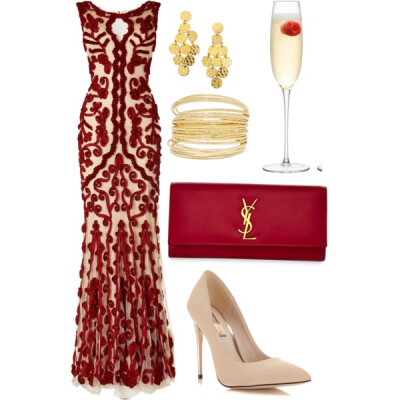 A fashion look from May 2014 featuring Phase Eight gowns, Miss Selfridge pumps and Yves Saint Laurent clutches. Browse and shop related looks.