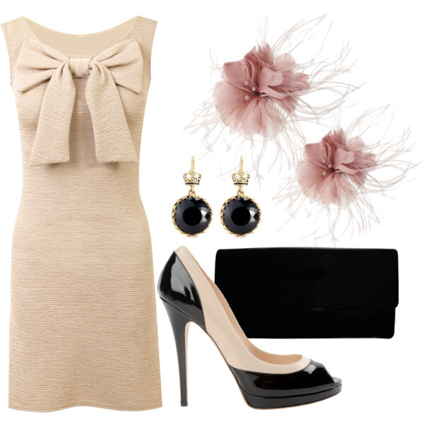 A fashion look from August 2011 featuring Casadei pumps, Juicy Couture earrings and Monsoon hair accessories. Browse and shop related looks.