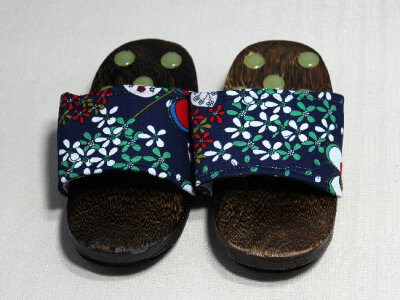 手工制作 真正出口日本的瘦身女款木屐凉拖鞋减肥半掌木屐