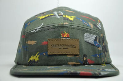 OBEY CITY HUNTING 5-PANEL 绿的图片
