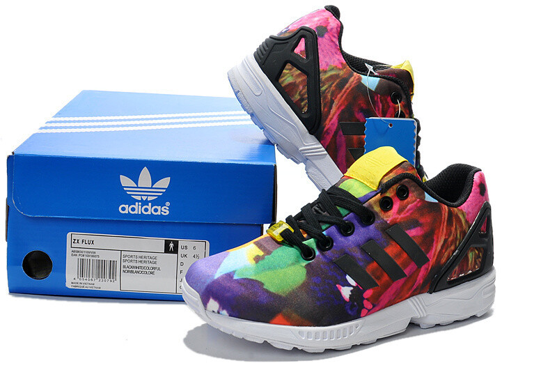 Adidas-三叶草ZX FLUX 牡丹 款 M21364限量款女款 36--39