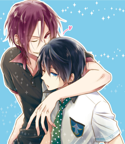 FREE! 凛遥 Matsuoka Rin, Nanase Haruka