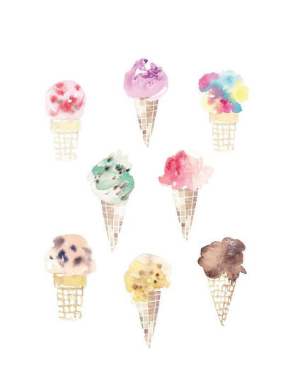 Ice Cream Print