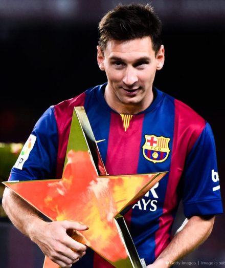 Messi MVP del Joan Gamper高清图~