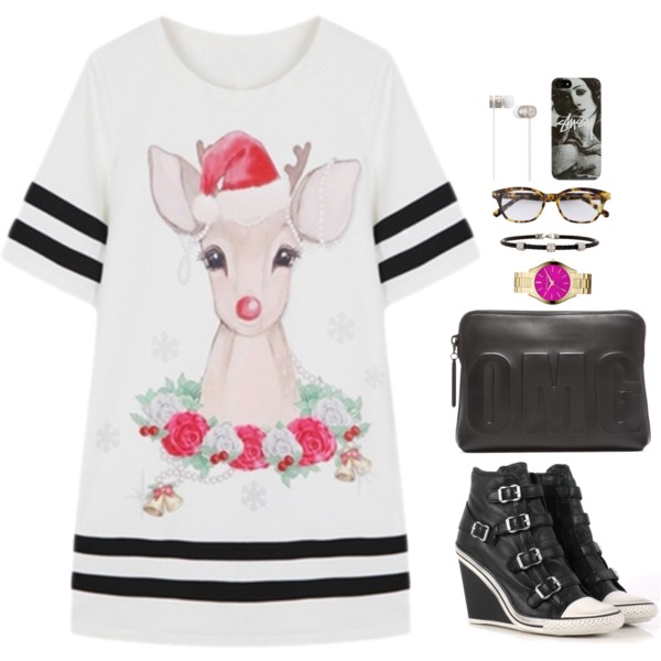 A fashion look from August 2014 featuring Ash sneakers, 3.1 Phillip Lim handbags and Michael Kors watches. Browse and shop related looks.