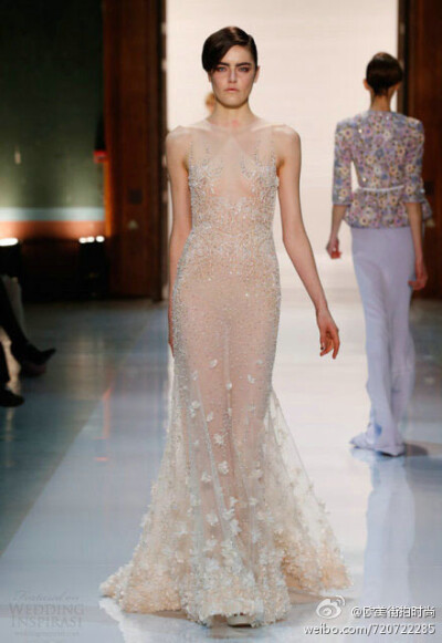 Georges Hobeika 2014 柔和馬卡龍色婚紗禮服系列